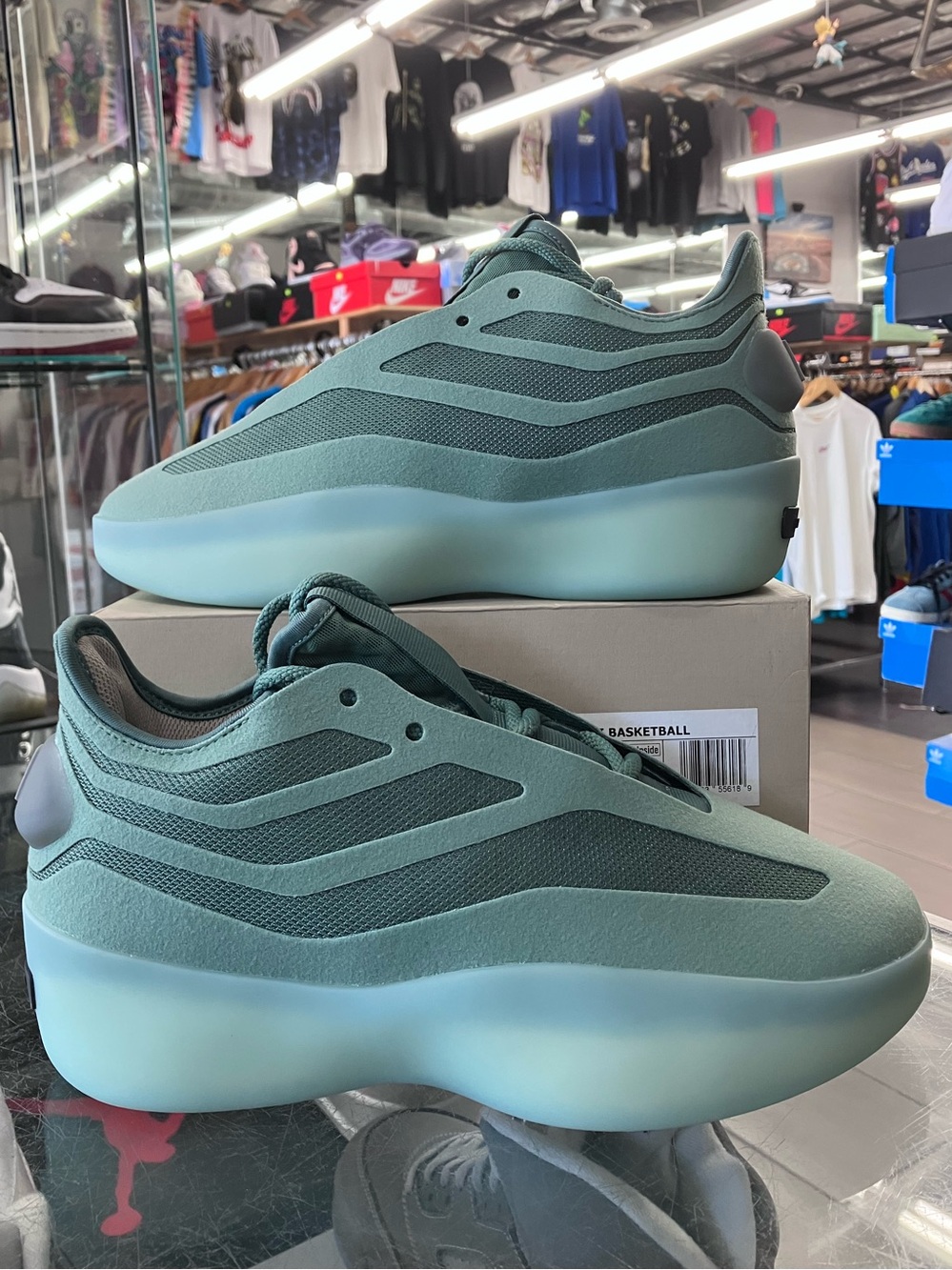 Adidas Fear of God Athletics II Basketball Low Court Green Size 9